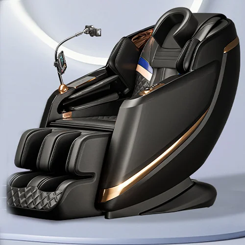 New Design Leather Swivel Chair Foot Zero Gravity  Full Body Massager Luxury Egg Shaped Massage Chair guoheng
