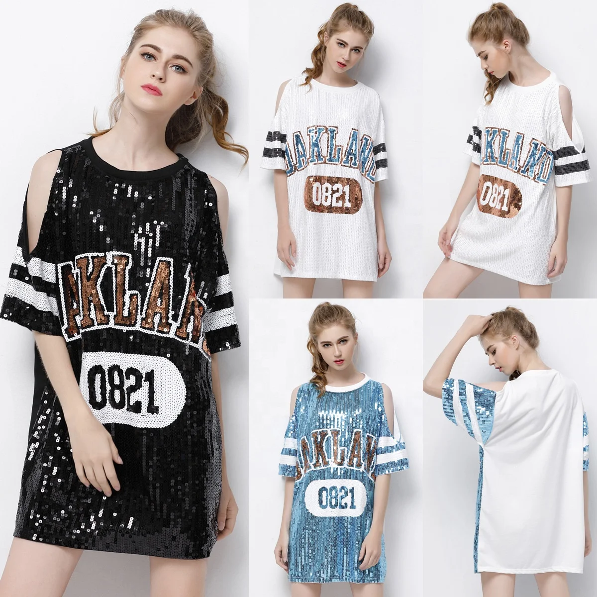 Custom Logo Summer Women Letter T Shirt Dress Fashion Baseball Jersey Dress  Solid Color Short Sleeve Casual Varsiti Dress - Buy T Shirt Dress Women