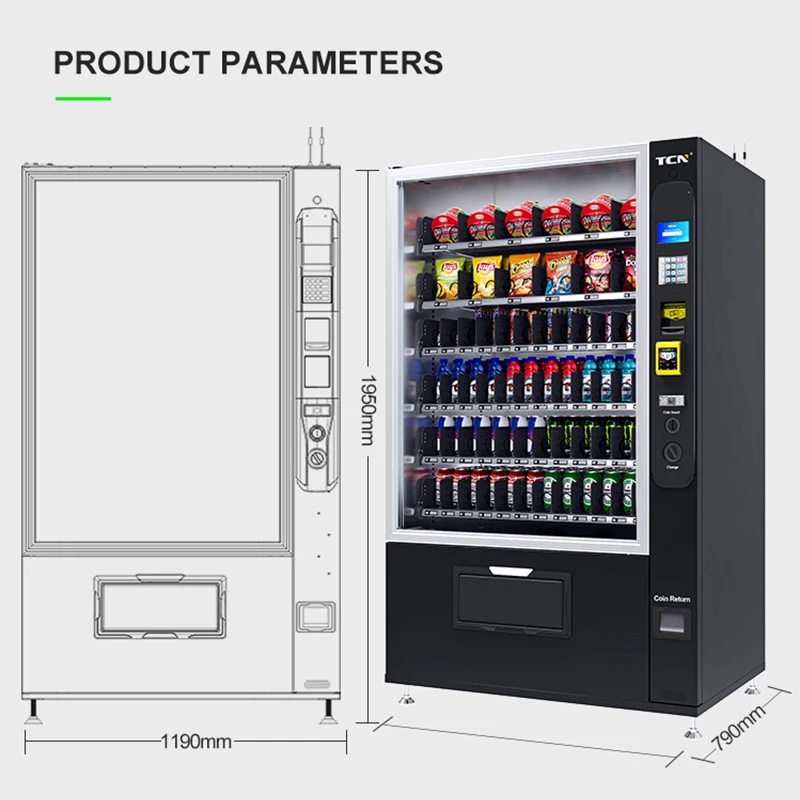 TCN Vending Machine Snack Machines for Germany Outdoor Verified Suppliers Vending
