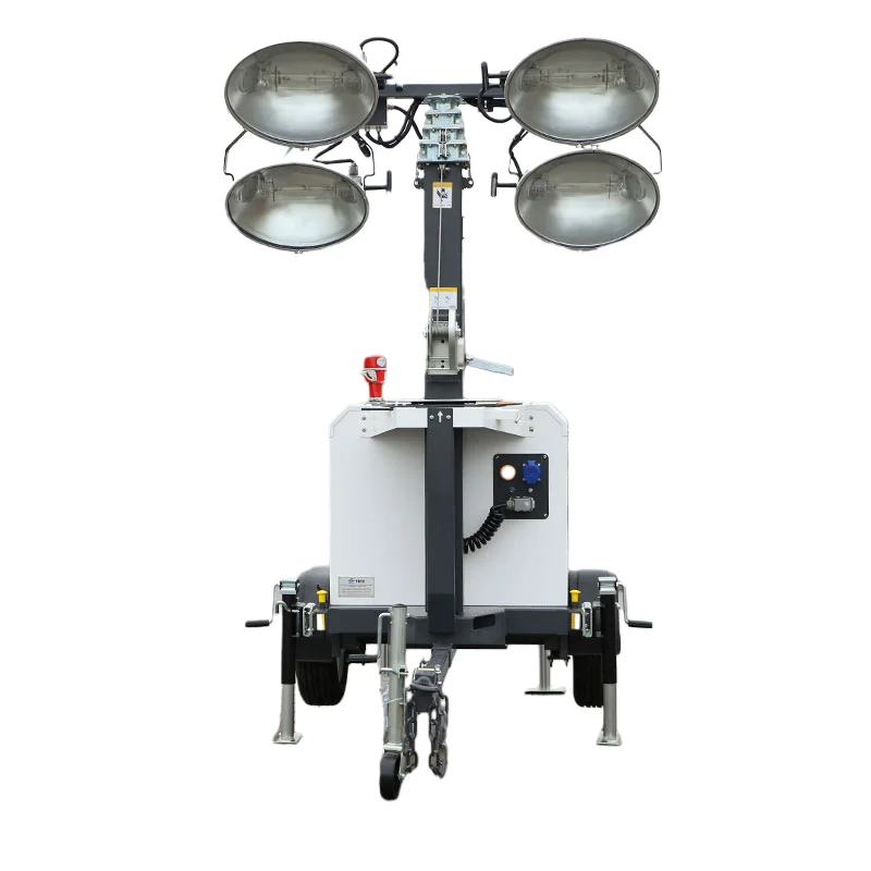 高効率クボタエンジンポータブルライトタワー明るいLED燃料節約