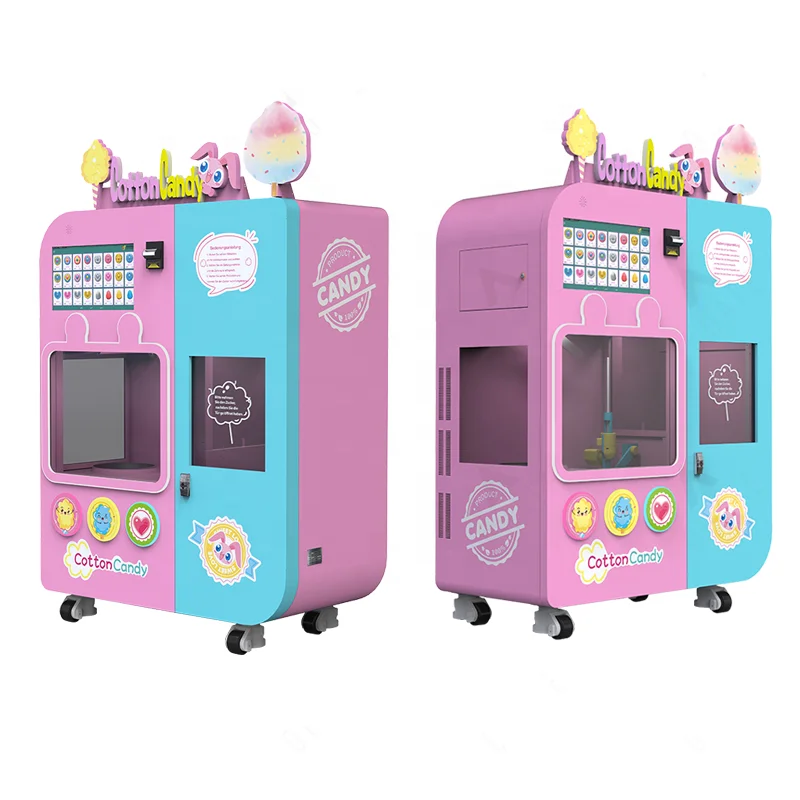 High Efficiency Cotton Candy Vending Machine - GOLDEN SHELL