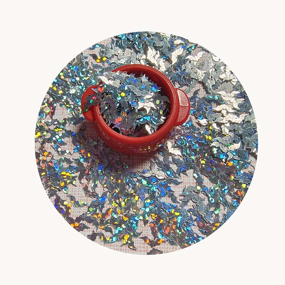 Mix Colors Halloween Confetti Bat Sequins for Nail Art Party
