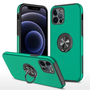New design 360 degree full protective magnetic phone case for iPhone 11 phone cover with holder for iPhone12 13 14 15 pro max