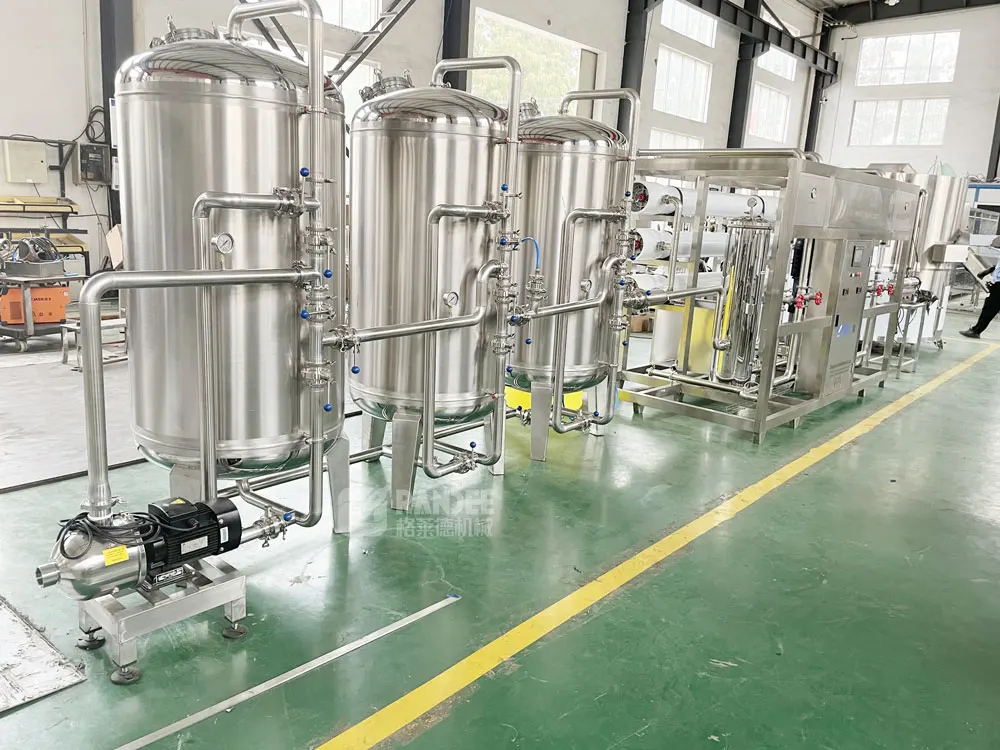 5000~6000 liters/ h RO water treatment system drinking water reverse osmosis system made in china