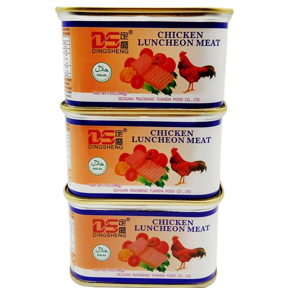 198g*36tins  Chicken luncheon meat canned halal food