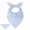 Kitten and puppy triangular bandana
