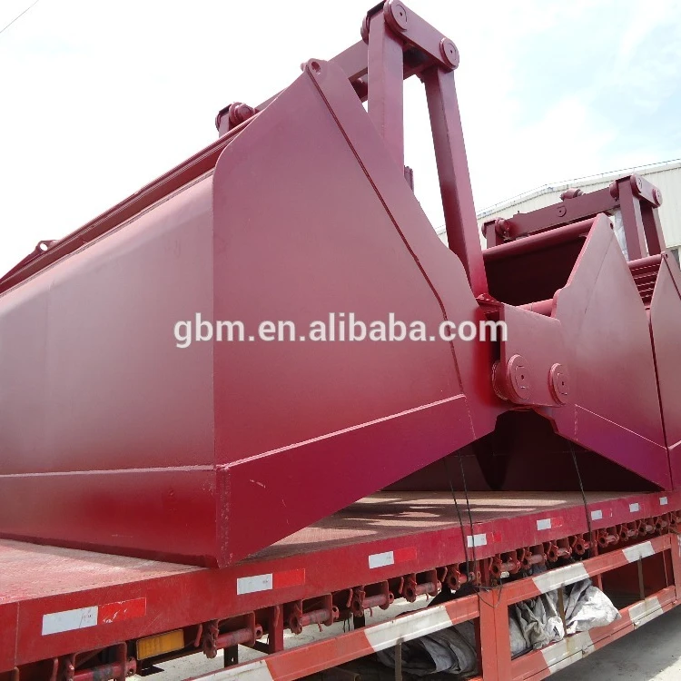 25t Motor Hydraulic Clamshell Grab Bucket with Remote Control Grab