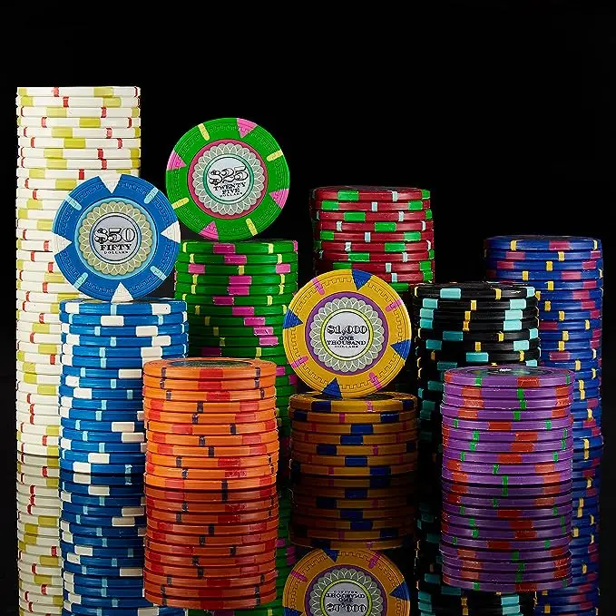 500-piece Poker Chip Set - Premium Quality & Customizable