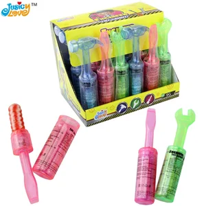 Jusicylove Brand High-quality Light up Tool Shape Toys Swirl Lollipop Hard Candy