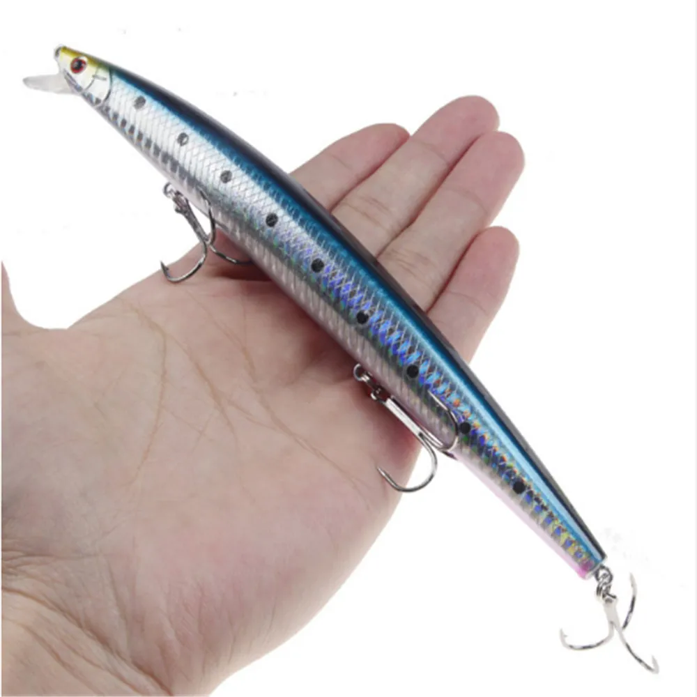 New Arrival 7pcs/lot Fishing Lures 18cm/24g Minnow Wobblers Fishing Tackle 