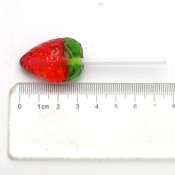 strawberry lollipop