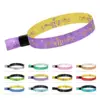 Bracelet VIP tissé coloré
