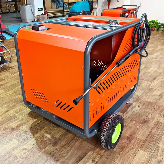 350bar Ultra-high Pressure 15LPM Flow Rate, Fuel-heated Mobile Cleaning Machine, an Expert in Industrial Decontamination