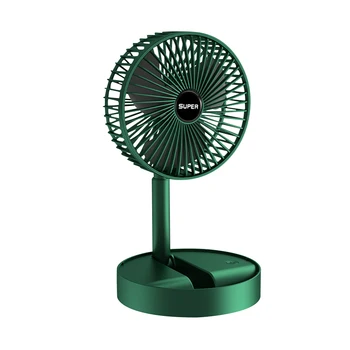 Mini Usb stand fan Rechargeable Hand Table Electric Air Conditioner Cooler Cooling Desk Portable folded Fan