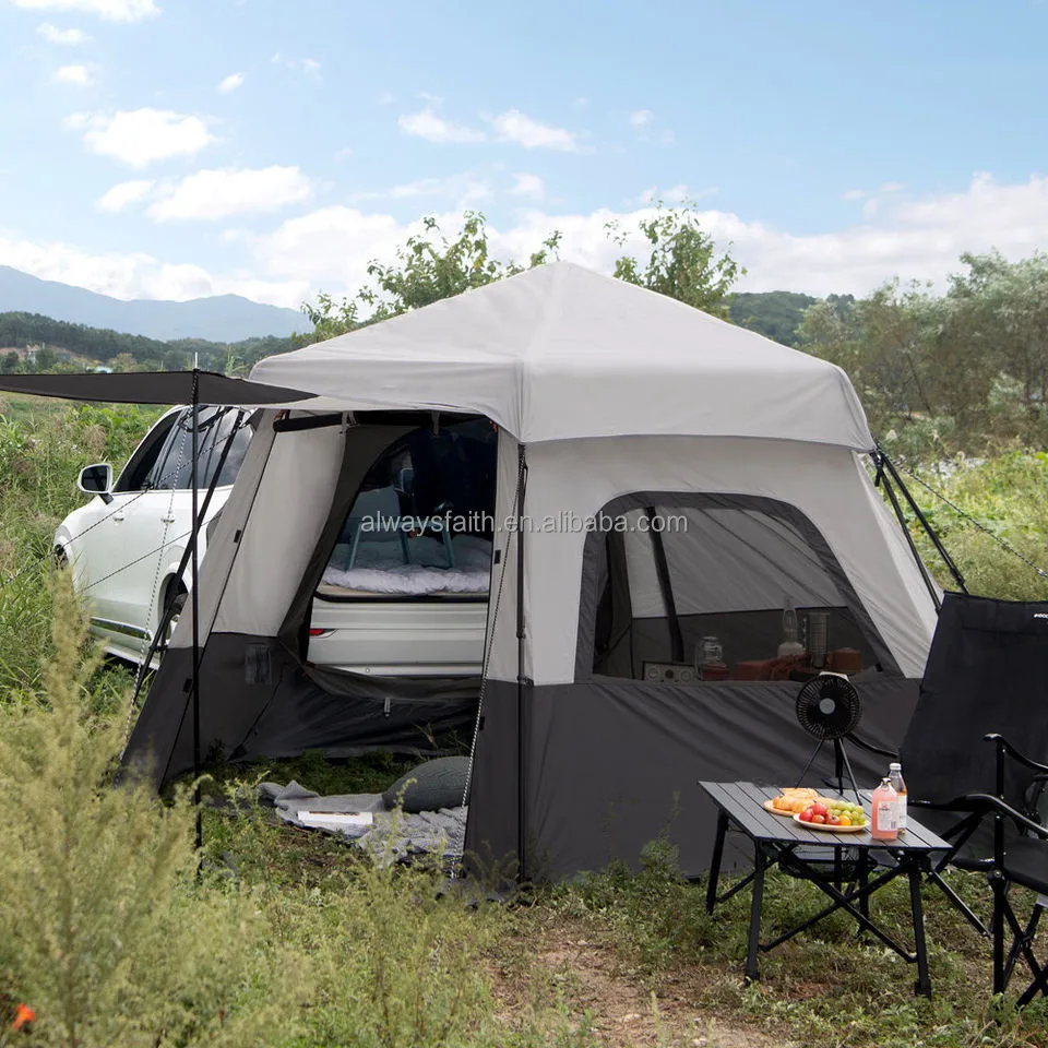 Outdoor Gear Portable Foldable Connectable Tailgate Canopy Camping Car Rear Tent Suv Van Awning