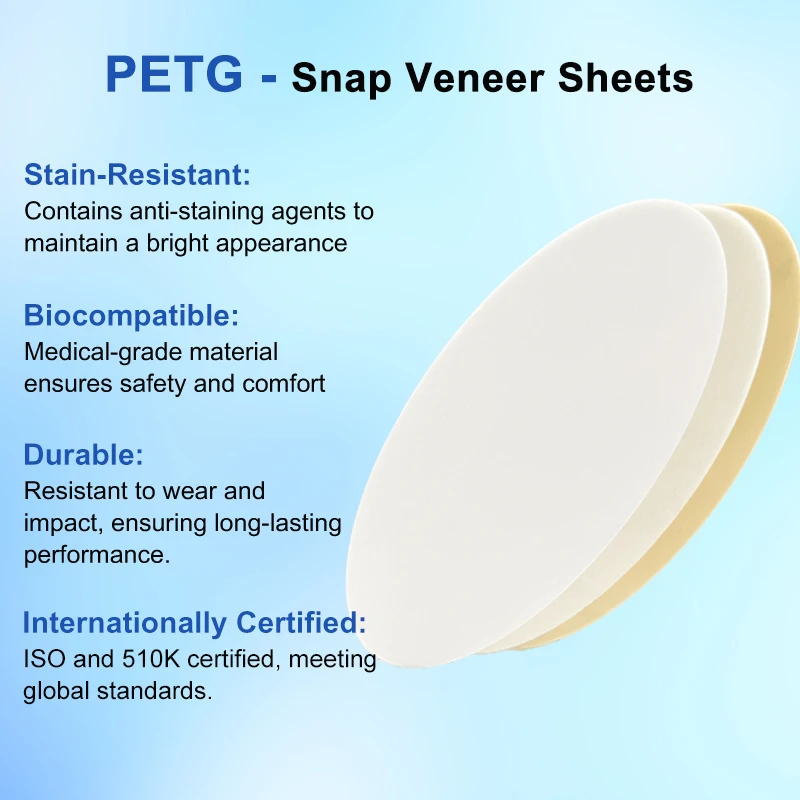 Smile Find Invisible Alignment Braces Clear Dental Consumables TPU PETG Material Teeth Aligners Sheets for Invisible Orthosis