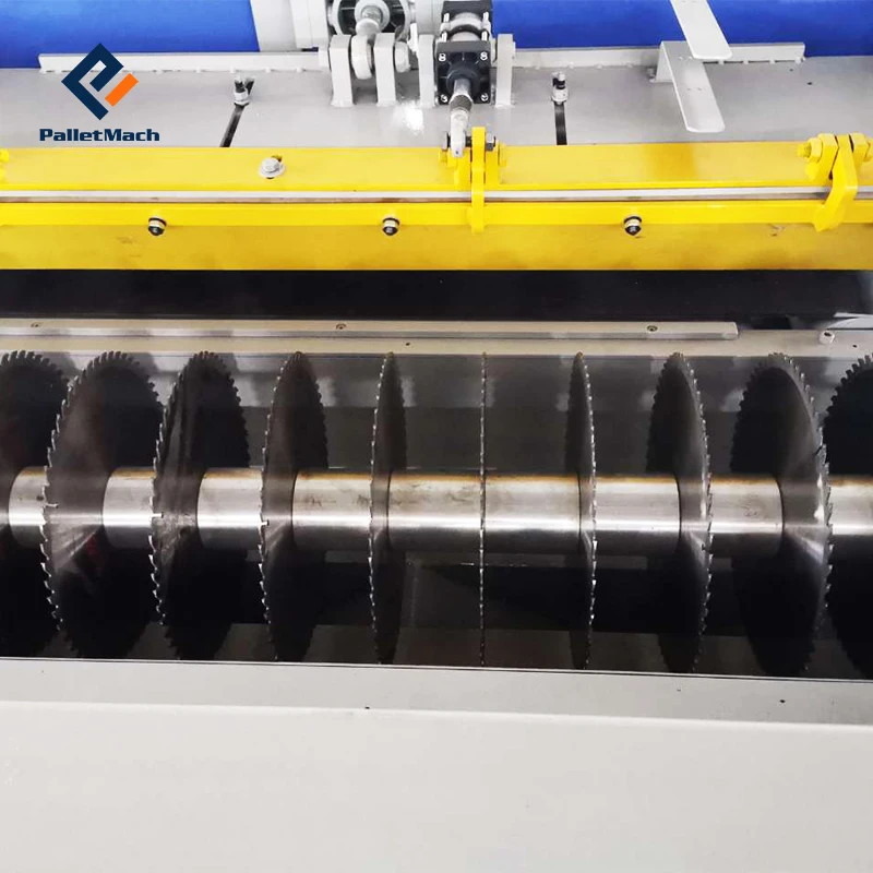 Automatic Multiple Euro Wooden Pallet Block Cutting Saw Machine
