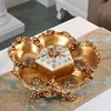 Mixed color sapphire without lid, six grid nut platter