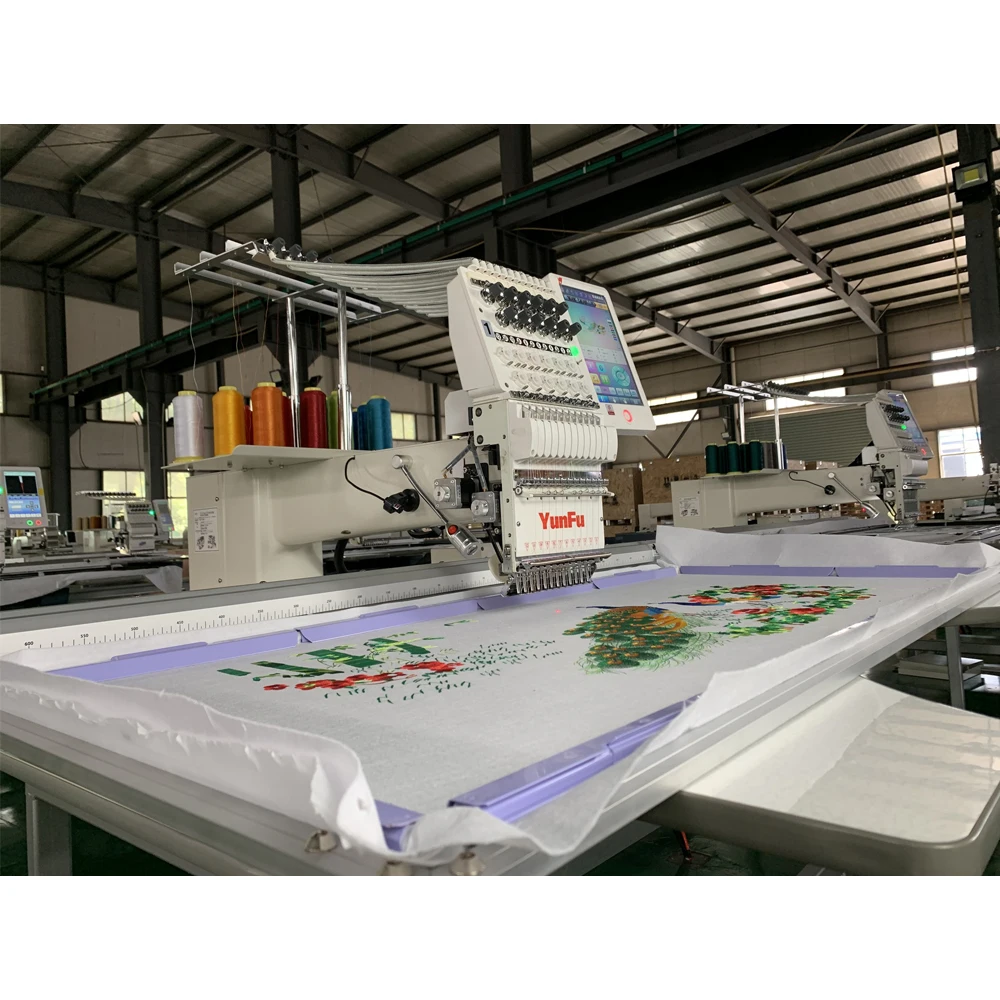 DDP Large Area High Quality Cap Embroidery Machine Computerized Embroidery Machine Clothes Single Head Embroidery Machine
