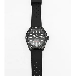 Super-Luminous Stainless Steel Pointer BGW9 30ATM Japan Automatic Movement PVD Black Rotor Diving Watch Calendar ODM OEM Watch