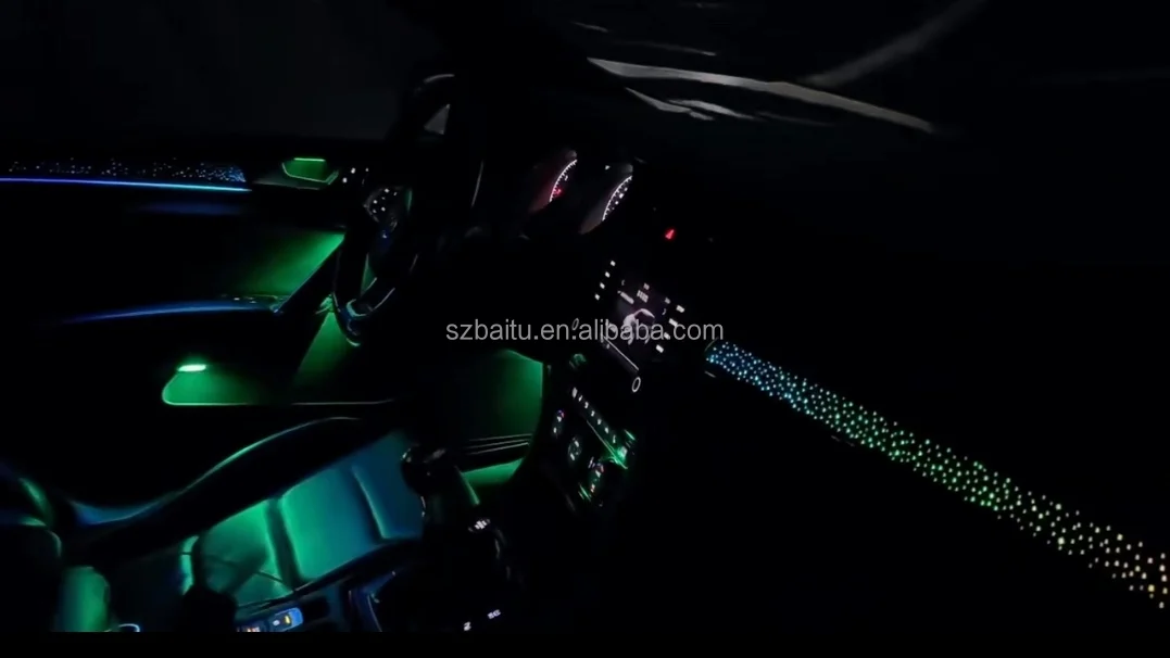 Kit éclairage Intérieur LED SMD Pour VW, Multicolore Blanc Rouge Vert Bleu, 12V