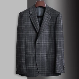 Men's Groom Wedding  Men's Suits Jacket Business Formal Wear Work Clothes Interview Jacket Italian Men's High Quality Suit