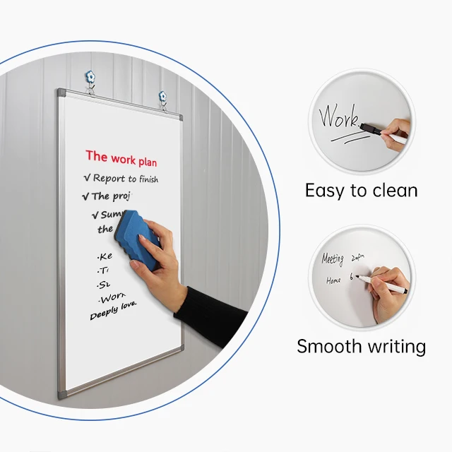 Хорошее качество сухая стираемая Магнитная белая доска с алюминиевой рамкой для