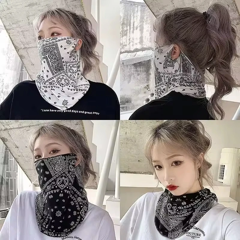 Custom Logo Neck Gaiter Scarf with Ear Loops