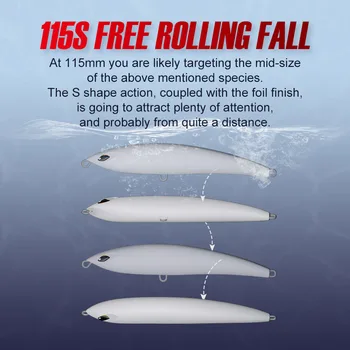 For Nobby ABS Submerged Pencil Hard Bait 150mm/62g for Saltwater Fish Sea Fishing Without Hooks – Pencil – view 4
