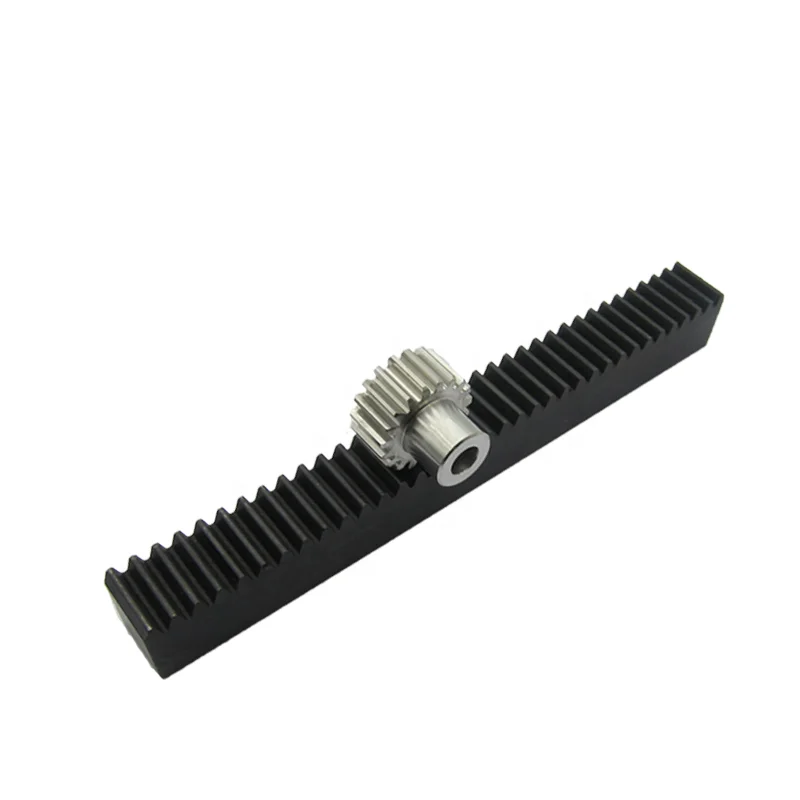 CNC Module 1 Straight Teeth Spur Gear Rack and Gear Pinion