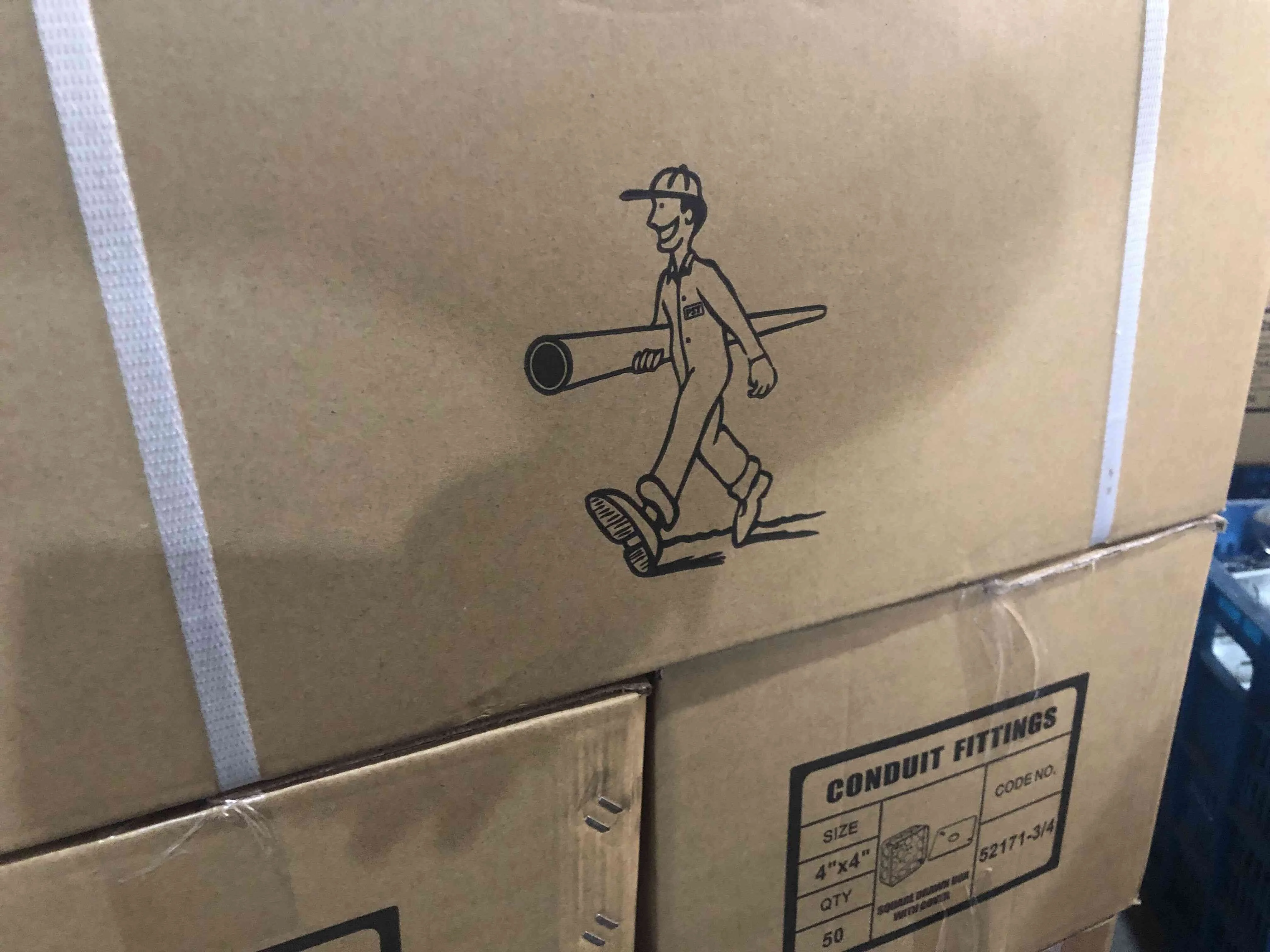 Square Electrical Conduit Box Knockout - IP54 Protection