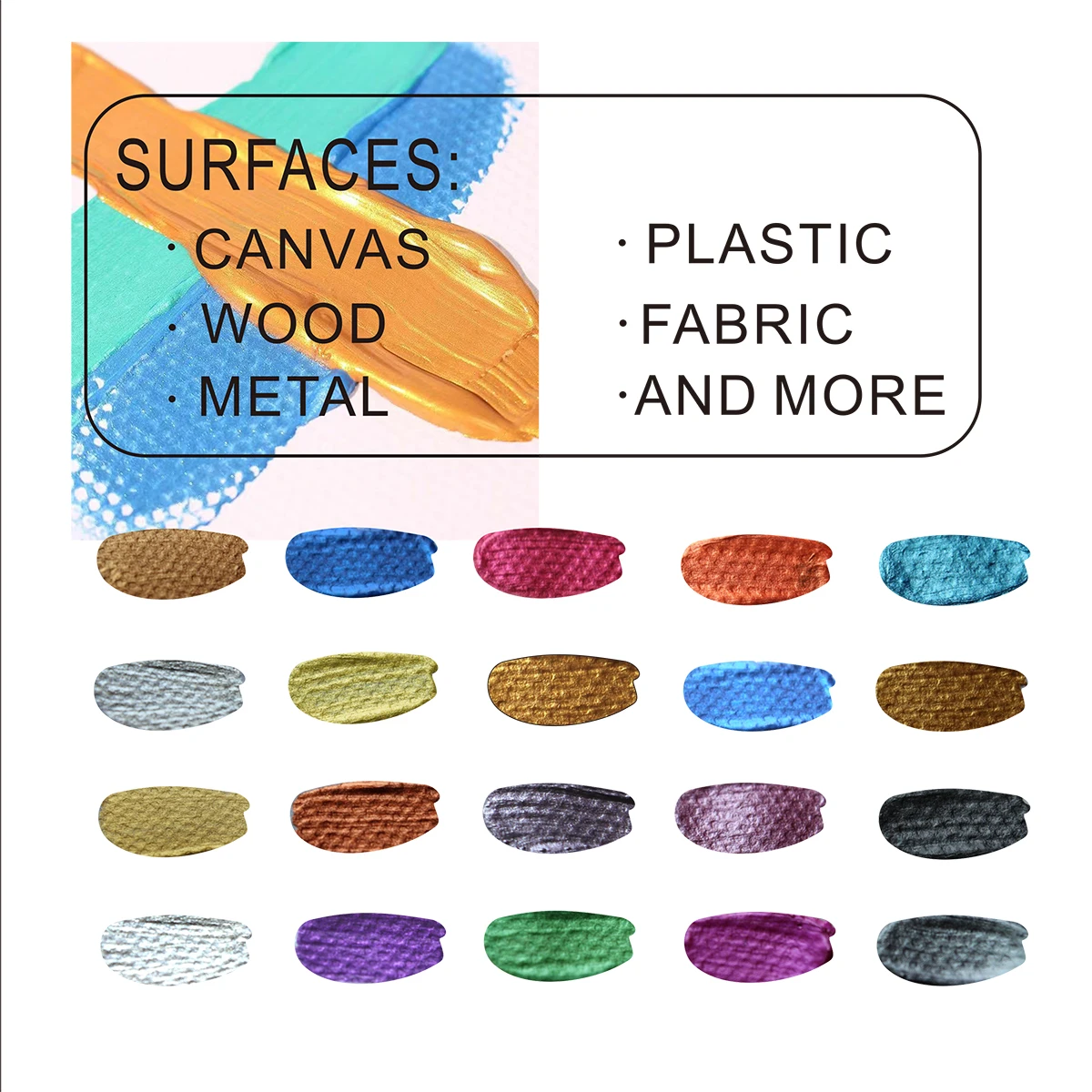 Factory Price Custom Color Glitter Gold Pearl Acrylic Paint Acrylic Pouring Painting