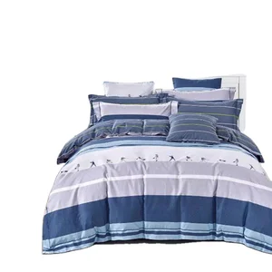 Queen Size Bedding Sets 100% Polyester Fiber Luxury Comforter Custom Print Bed Comforter Set Bedding Set Duvet Cover