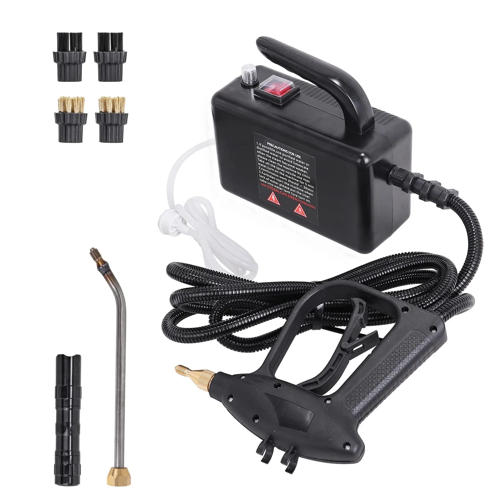 Multifunction Dry and Wet vapor Max 120 Celsius Home Cleaning Machine With With Accessories Steam Cleaner Portable