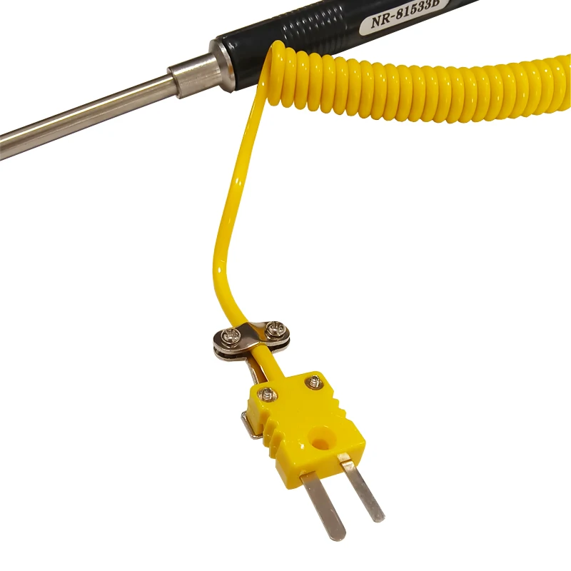 WRNM-01/02 K Type Temperature Sensor Probe Hand Holder Surface Thermocouple for Hot Roller
