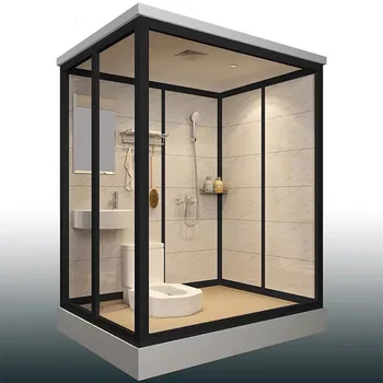 Economic Simple All In One Bathroom Unit Prefab Modular Bathroom Shower ...