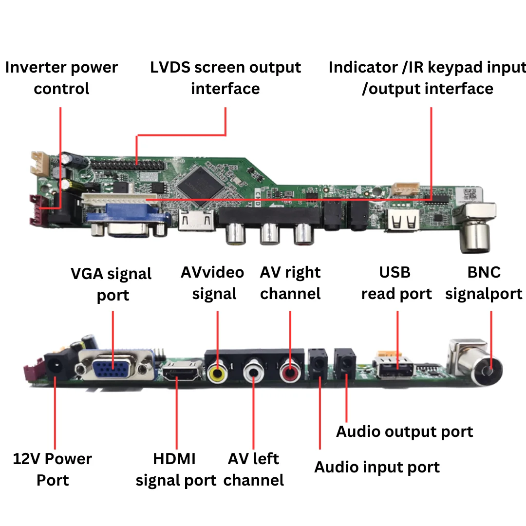 Led Tv Screen Panel 32 Inch Lcd Tv Parts For Sale Dvi Vga Hdm I Lcd