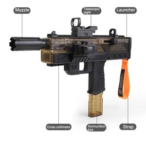 ITTL Electronic Soft Bullet Toy Guns for Kids Durable Plastic Soft Ball Shooting Game Safe for Play