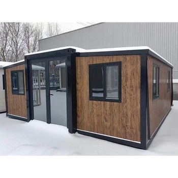 ISO9001 Certified 20ft & 40ft Expandable Modular Steel Container House Industrial Design for Hotels & Villas Popular Customers