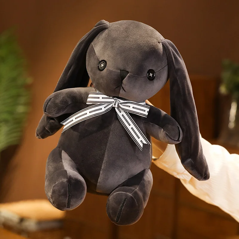 black bunny plush