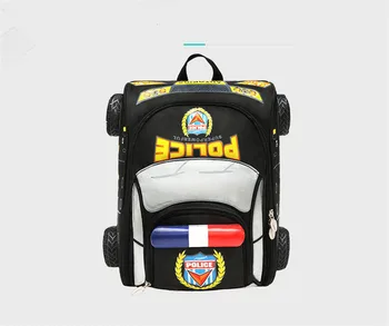 SmallOrders G0201234 Creative multifunctional children's backpack cartoon cute car shape school bag waterproof outing backpack
