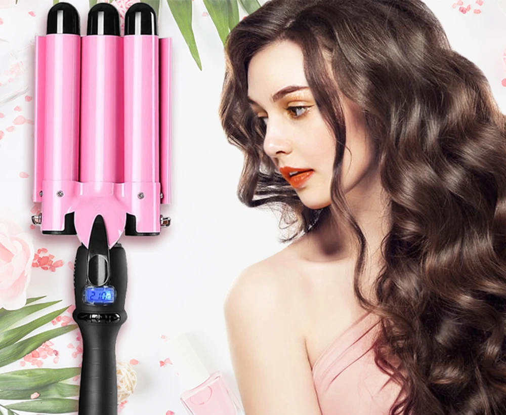 three tong curler