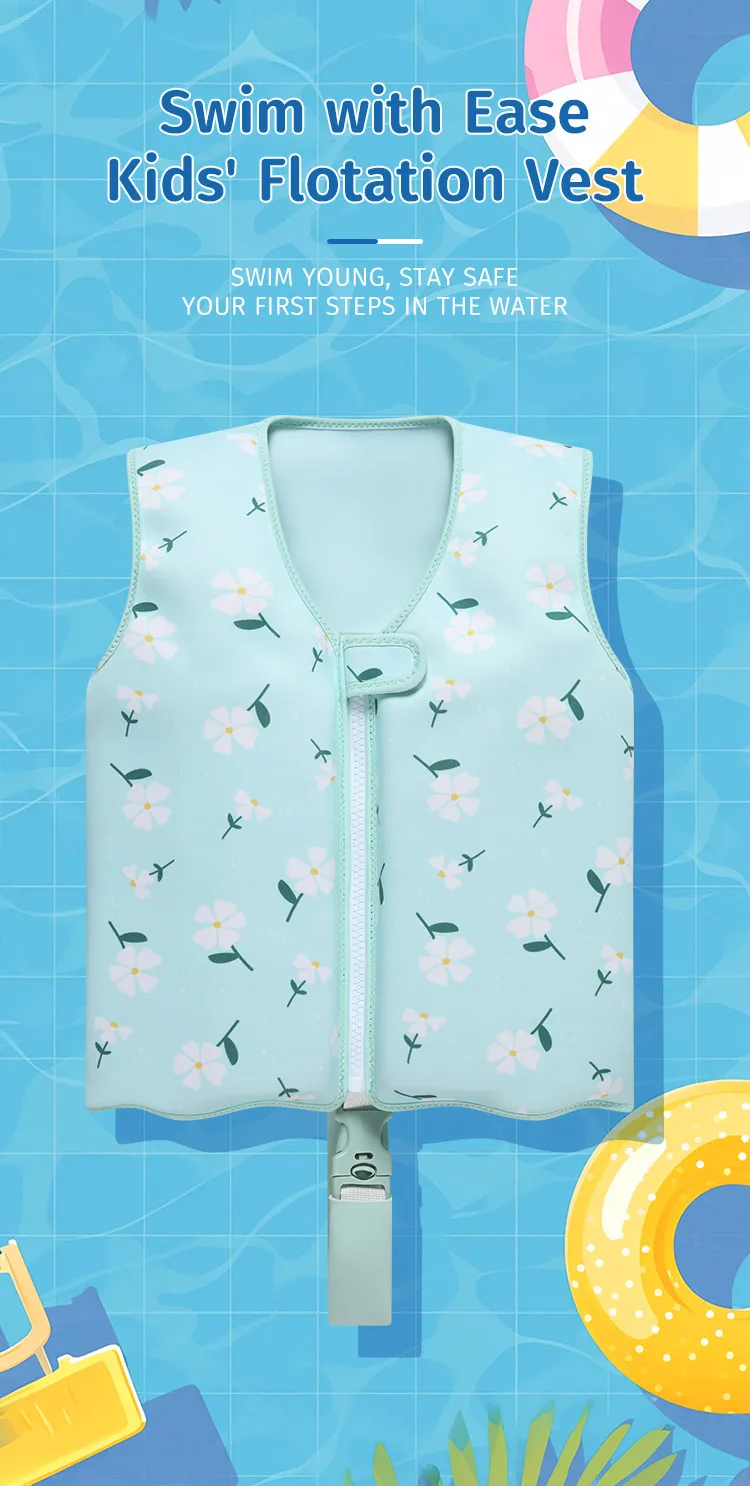 product supplier kids neoprene swim floating vest epe foam child baby life jacket toddler aid lifejacket for children-10