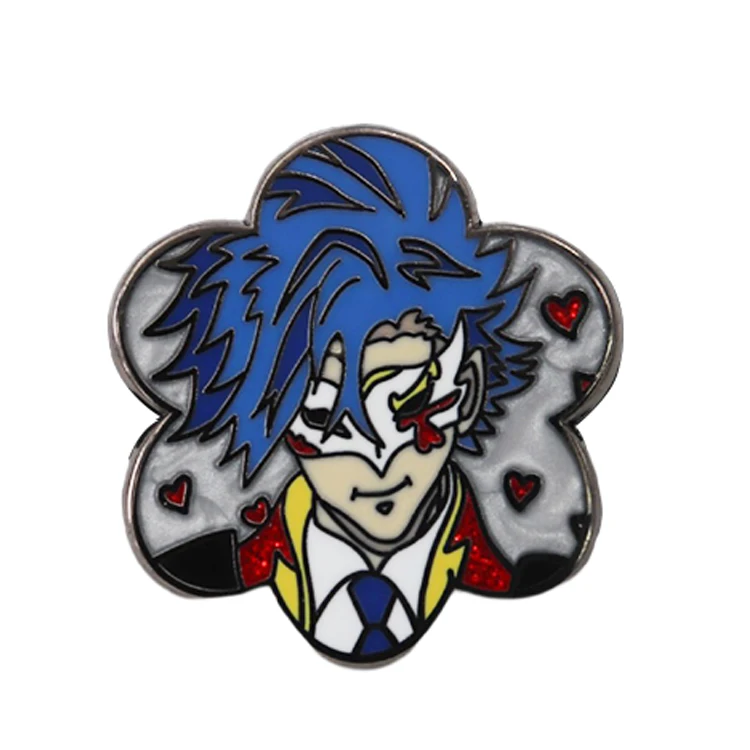 Лидер продаж значки булавки высокого качества милые животные аниме металлический значок индивидуальная булавка на лацкан мягкая