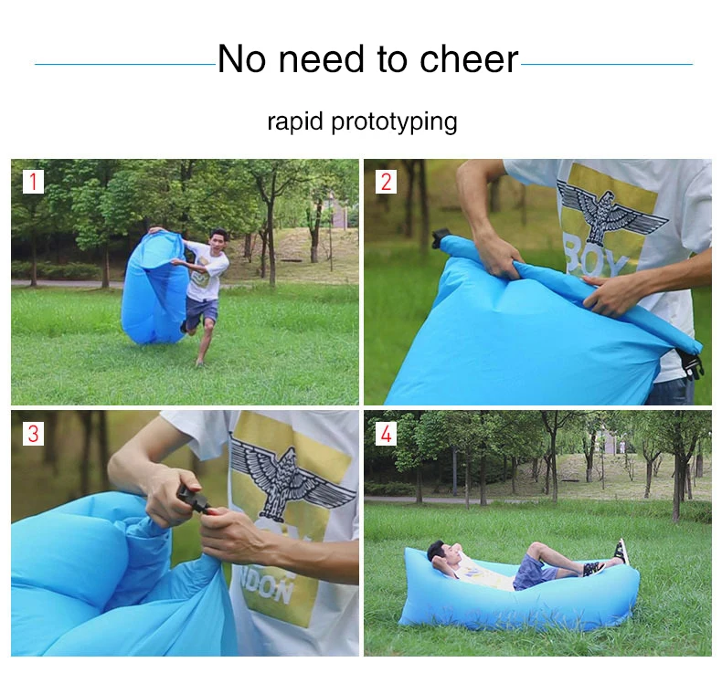Pool Folding Inflatable Bean Bag Chair Floating Outdoor Waterproof Fast Air Lazy Sofa Lounger Cozy Sleeping