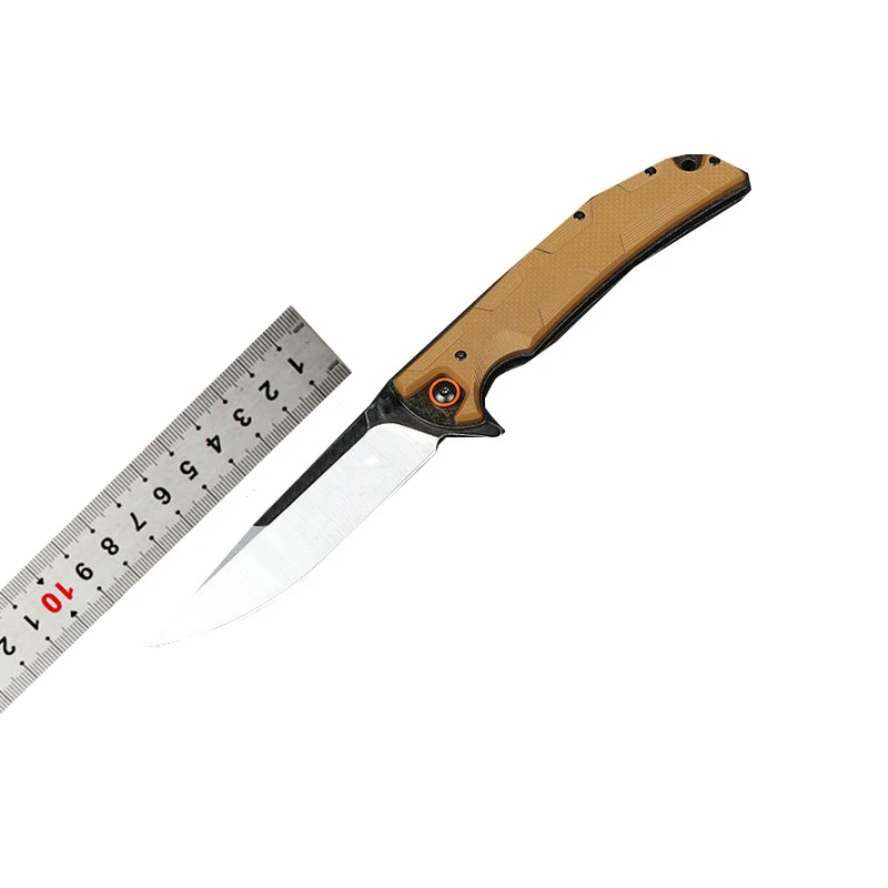 Foldbar taktisk overlevelseskniv med rustfrit stålblad_voghion.com