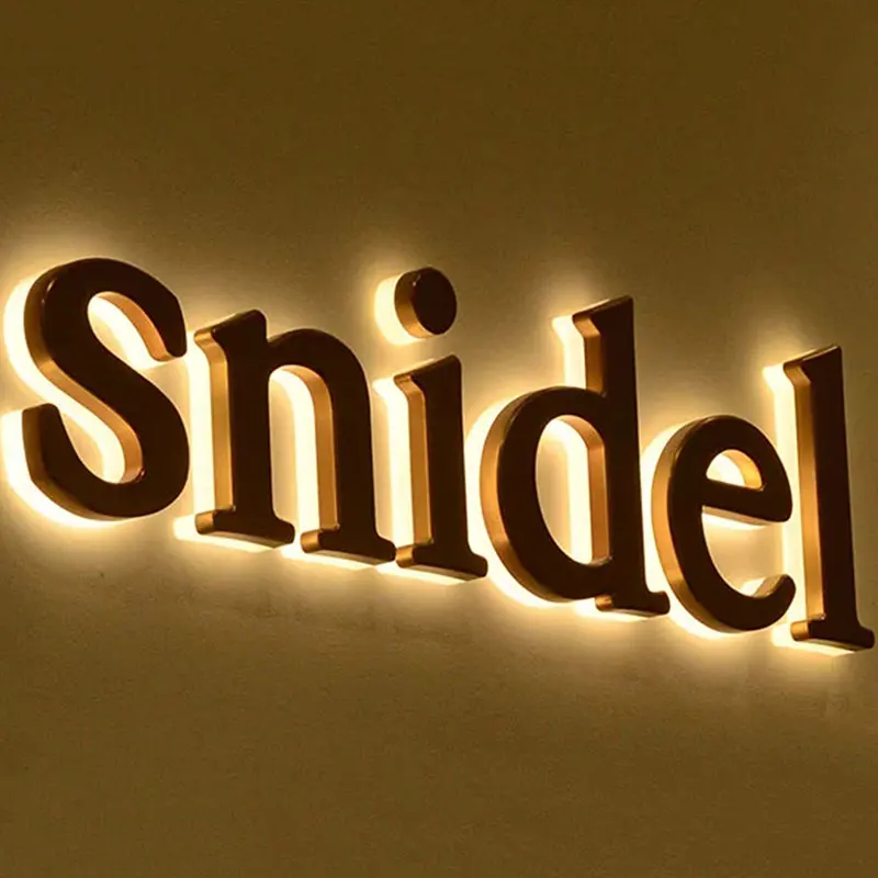 Outdoor Store Acrylic Letters Signage Machine Making 3D Lighted Alphabet Metal Letter Sign Backlit Led Letter Electronic Signs