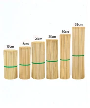 Multi-size  Factory-direct Food Grade Eco-friendly Biodegradable Disposable 100% Natural Bamboo Skewer Bamboo Stick BBQ Skewer