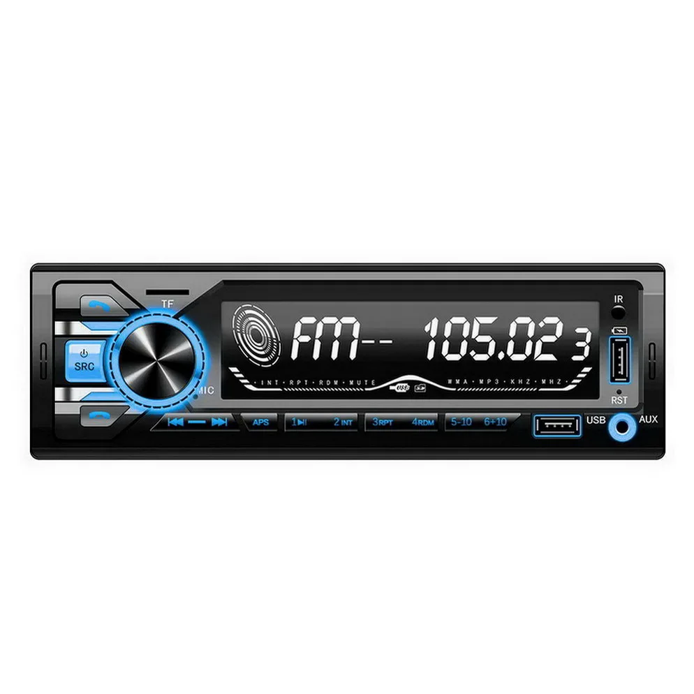 Single Din Mp3 Fm Am 12v 24v Bus Truck Car Mp3 Player With Bt Rgb Hand Free  - Buy Car Mp3 Player,Car Fm Radio Stereo,Single Din Mp3 With Bt Hand Free  Product