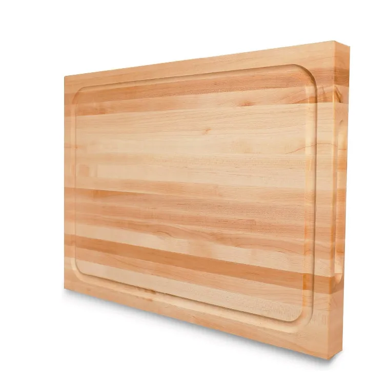 Hard Maple Multifunction Pre-finished with Food-Grade Oil Cutting Board with Handle